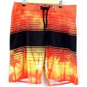 Hang Ten Men's 38 Colorful Beach‎ Surf Swim Trunks Board Shorts Beach Sporty